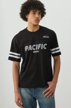 Crew Neck Mesh Sport Top
