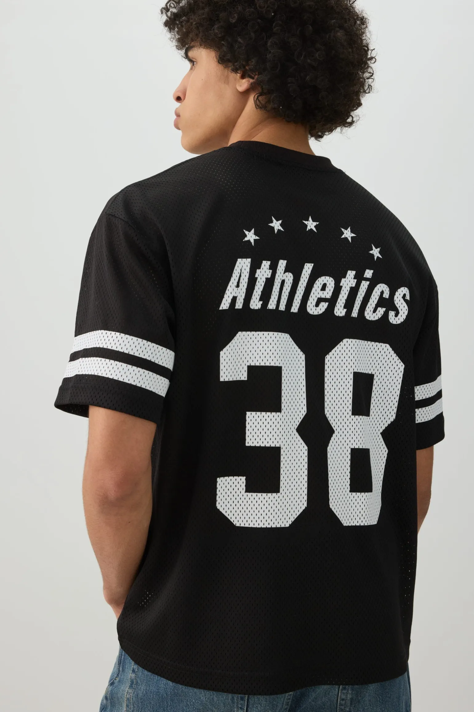 Crew Neck Mesh Sport Top