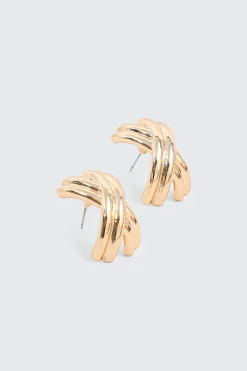 Criss Cross Vintage Hoop Earrings