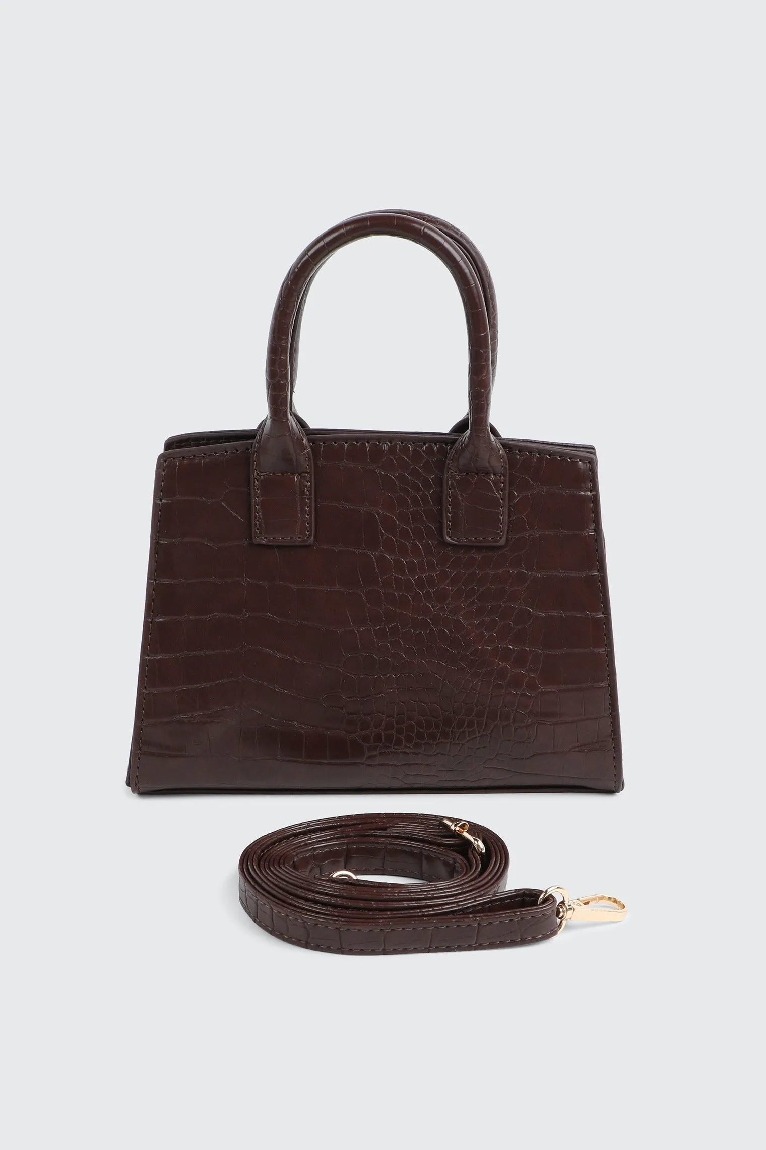 Croc Embossed Tote