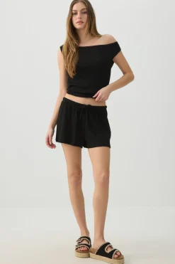 Crochet Knit Shorts