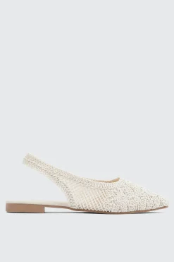 Crochet Slingback Flats