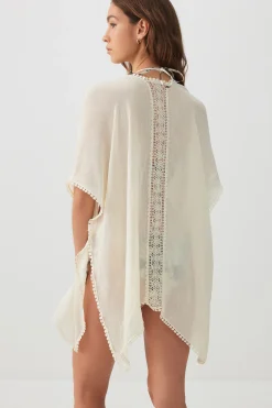Crochet Trim Swim Cover Up