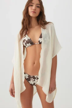 Crochet Trim Swim Cover Up