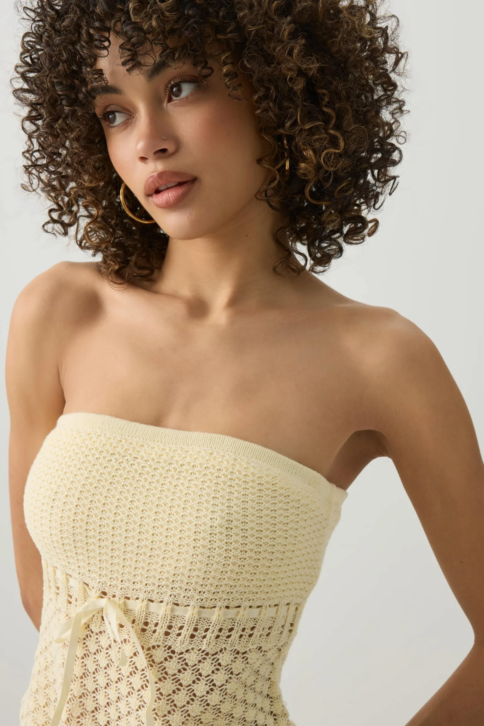 Crochet Tube Top with Built-In Bra
