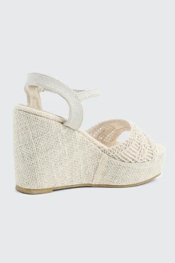 Crochet Wedge Sandals