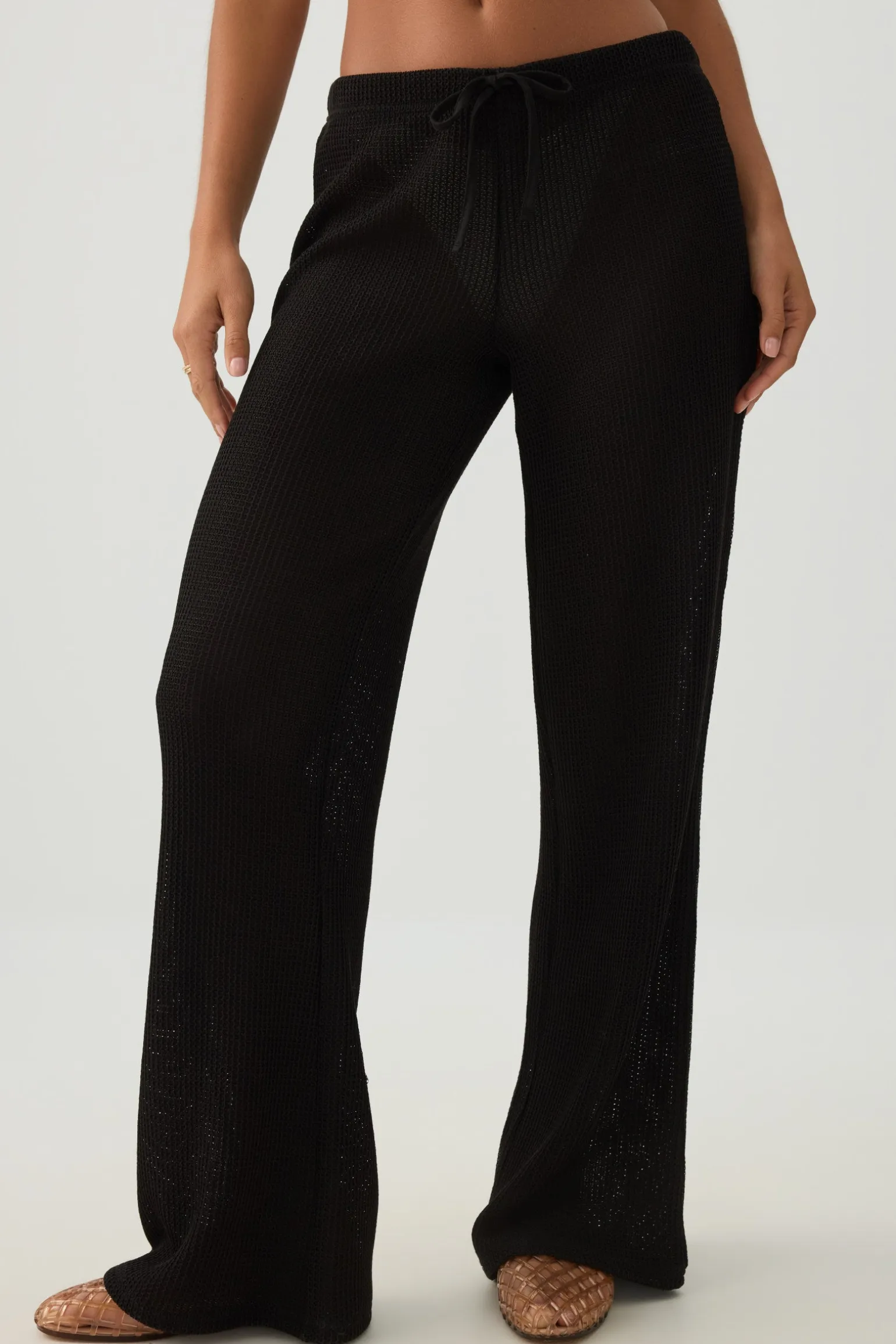 Crochet Wide Leg Pants