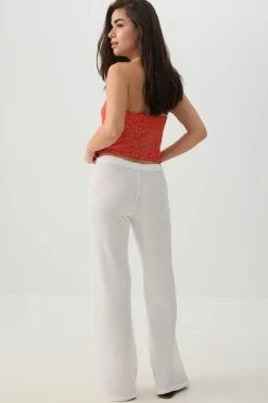 Crochet Wide Leg Pants