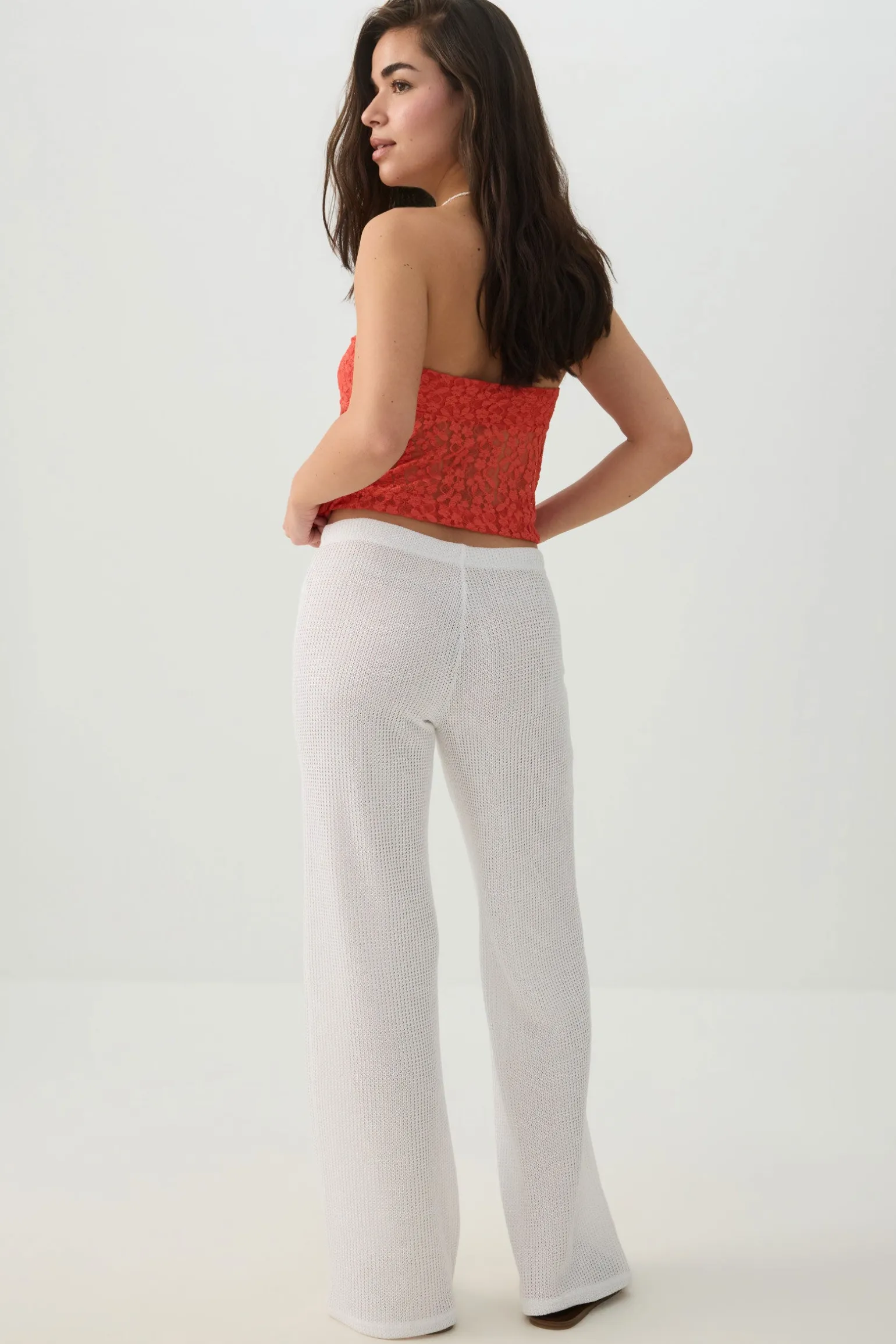 Crochet Wide Leg Pants