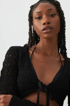 Crop Open Stitch Shrug