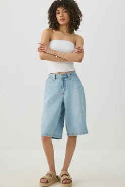 Cropped Ruched Tube Top