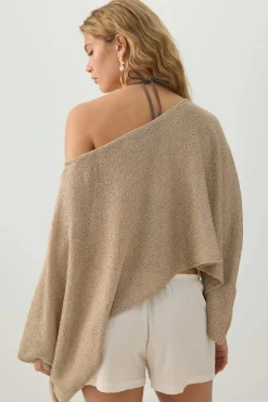 Cropped Sweater Cape