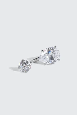 Cubic Zirconia Navel Piercing
