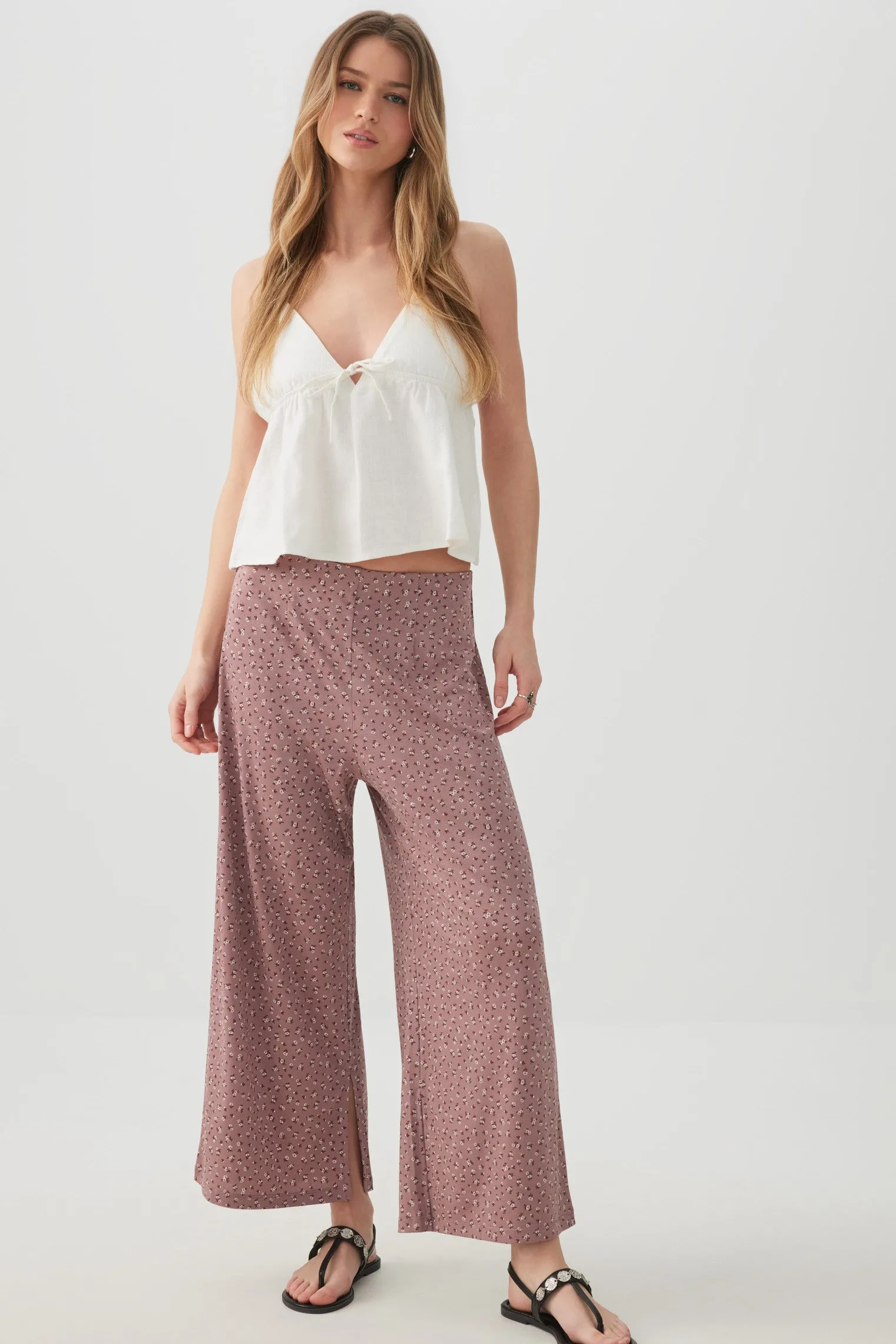 Culottes with Side Slits
