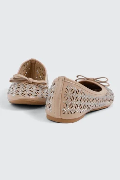 Cutout Ballet Flats