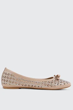 Cutout Ballet Flats