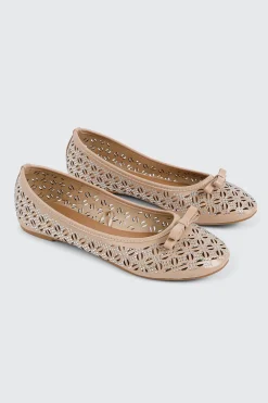 Cutout Ballet Flats