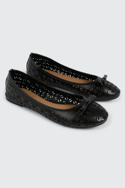 Cutout Ballet Flats