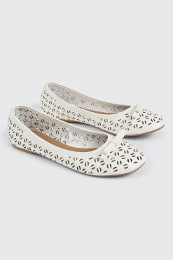Cutout Ballet Flats