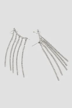 Dangle Rhinestone Ear Cuffs