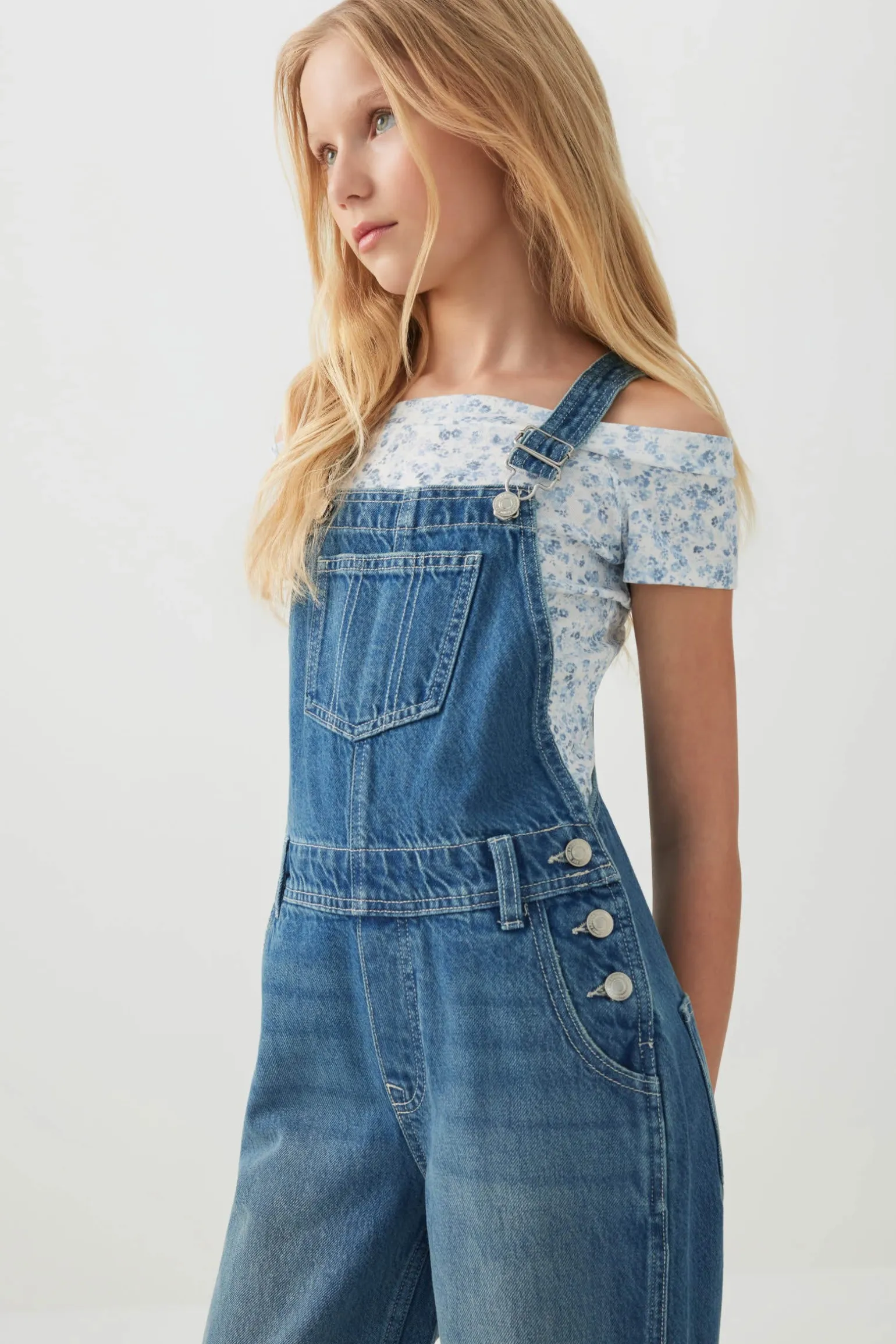 Denim Overalls