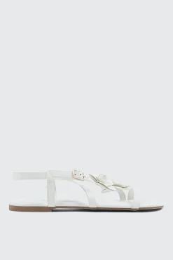 3D Floral Flat Sandals