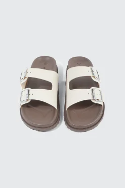 Double Band Slide Sandals