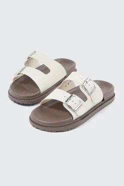 Double Band Slide Sandals