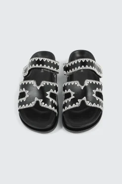 Double Band Slide Sandals