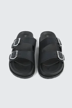 Double Band Slide Sandals