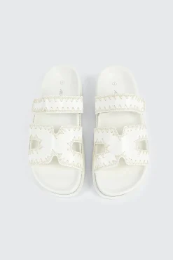 Double Band Slide Sandals