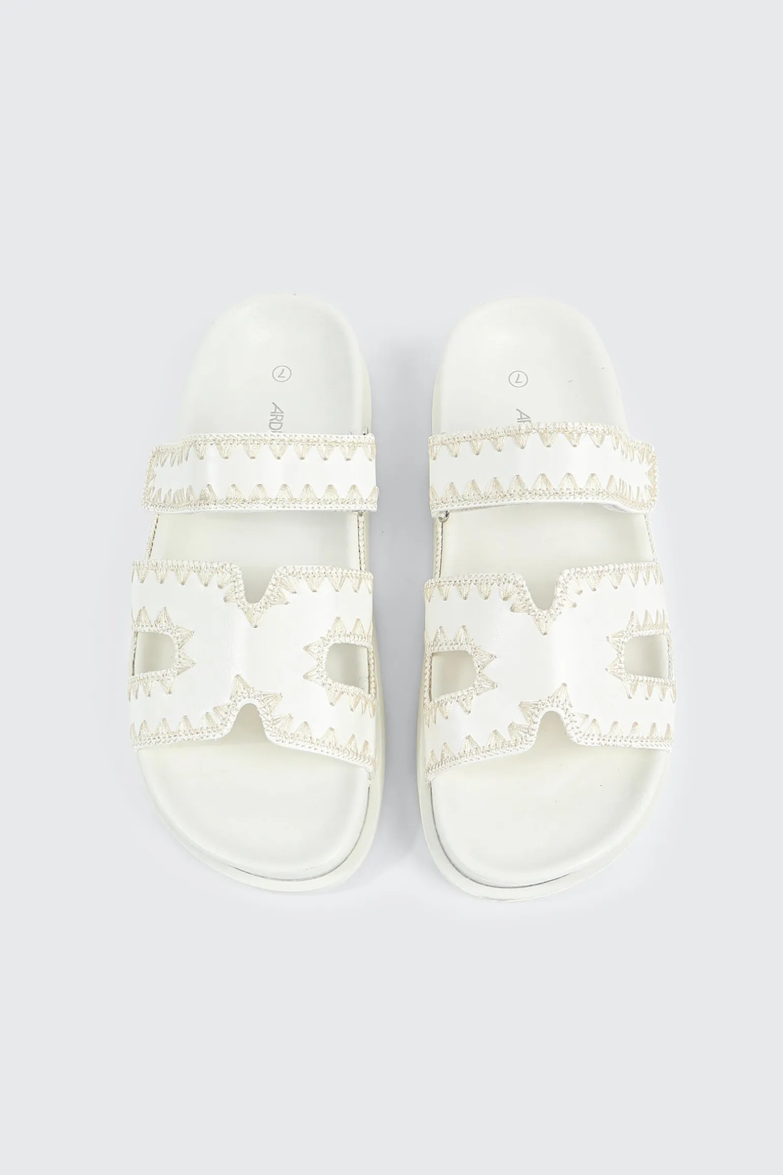 Double Band Slide Sandals