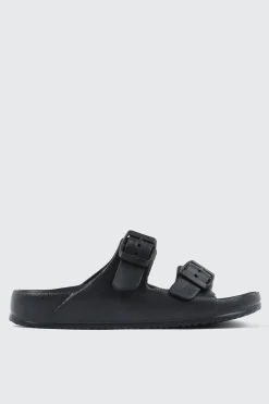 Double Band Slide Sandals