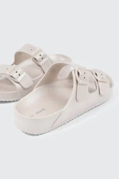 Double Band Slide Sandals