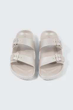 Double Band Slide Sandals