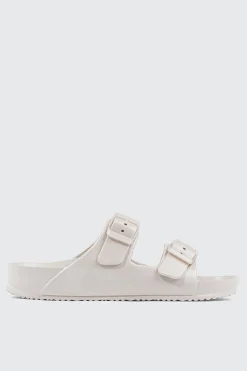 Double Band Slide Sandals