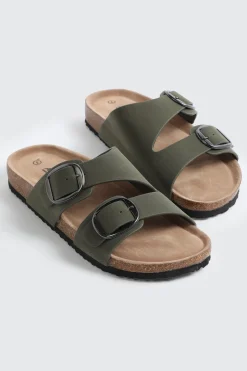 Double Buckle Sandals