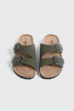 Double Buckle Sandals