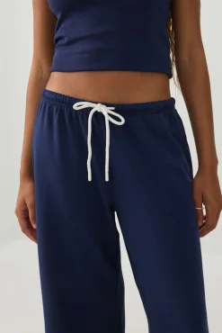 Drawstring Wide Leg Pants