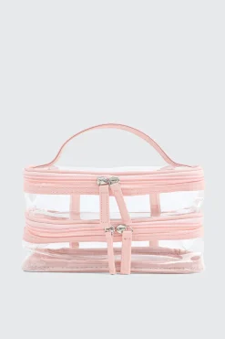 Dual Compartment Cosmetic Bag