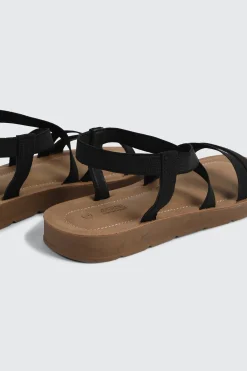 Elastic Flat Sandals