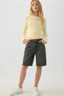 Elastic Waist Jorts