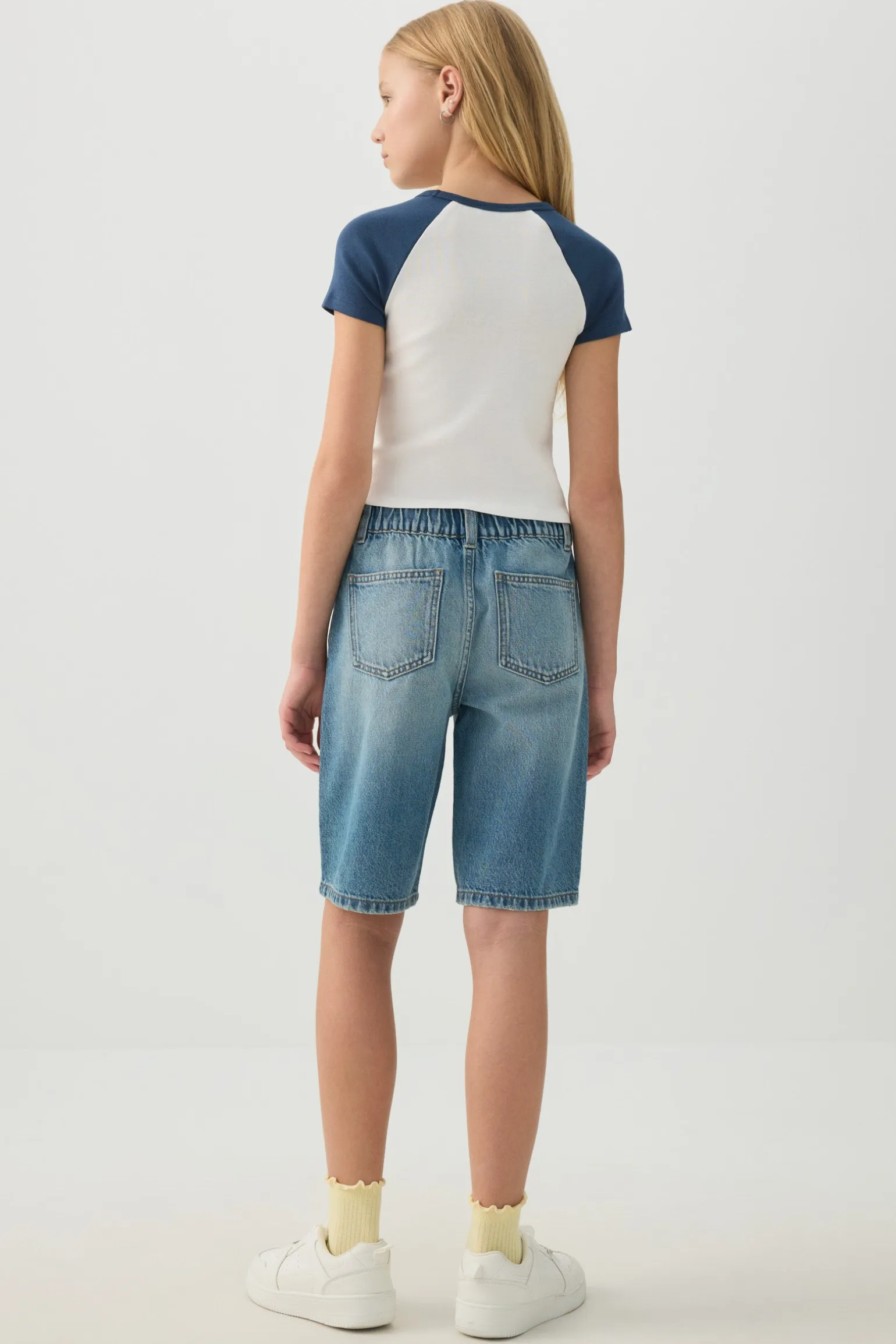 Elastic Waist Jorts