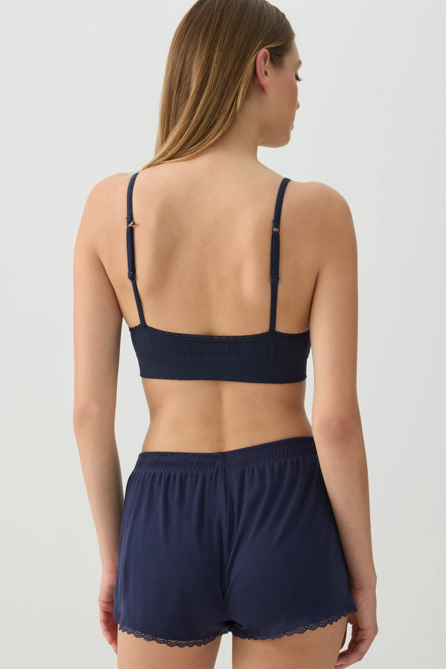 Everyday Pointelle Bralette with Removable Foam