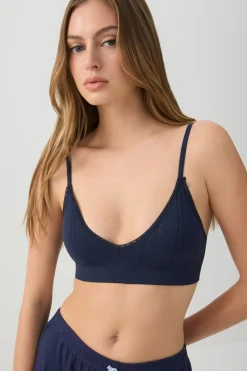 Everyday Pointelle Bralette with Removable Foam