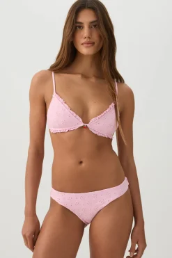 Eyelet Cheeky Bikini Bottom