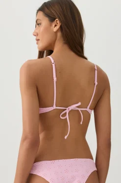 Eyelet Underwire Bikini Top