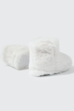 Faux Fur Bootie Slippers