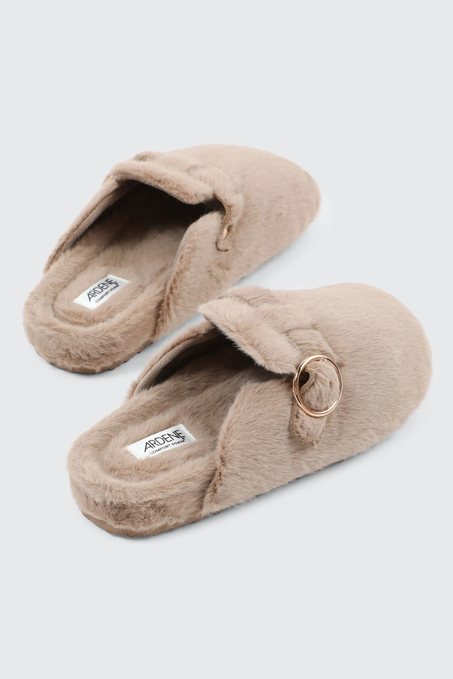 Faux Fur Clogs