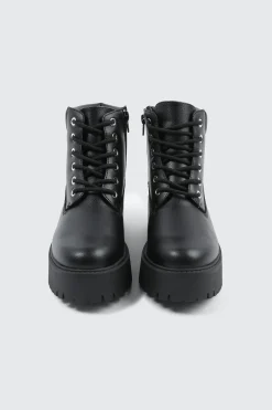 Faux Fur Lined Hiker Boots